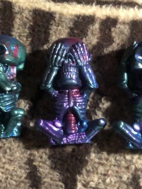 No Evil Resin figures