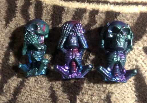 No Evil Resin figures