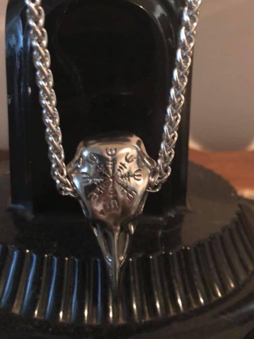 Norse Raven Skull Necklace