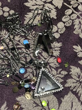 Triangle Crystal Locket