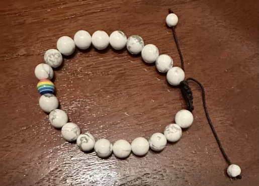 Moonstone Jasper Pride Bracelet