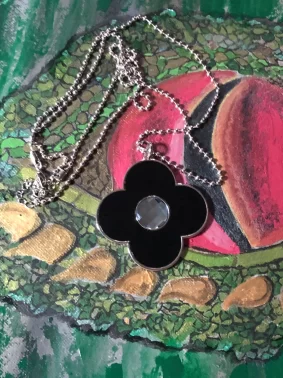 Crystal Flower Pendant